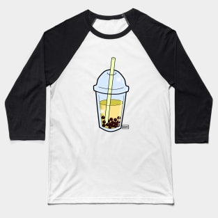 Yellow neon bubbletea Baseball T-Shirt